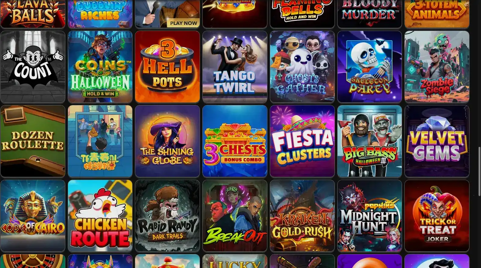 Игровые автоматы в казино Дэдди на экране компьютера